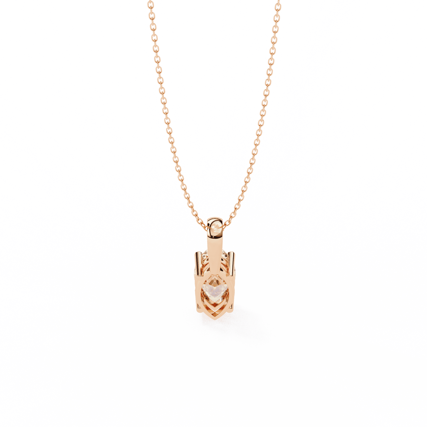0.93 Carat Marquise Solitaire Pendant
