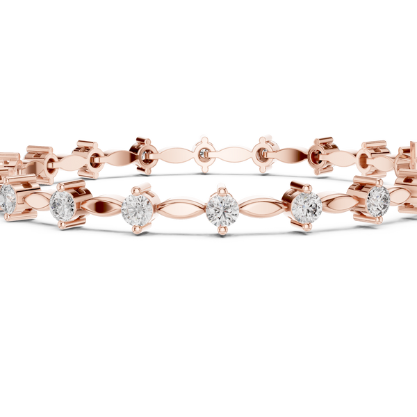 11 Pointer Designer Diamond Bangle