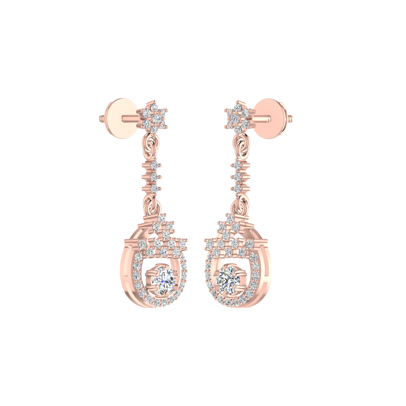 Starry Night Diamond Danglers