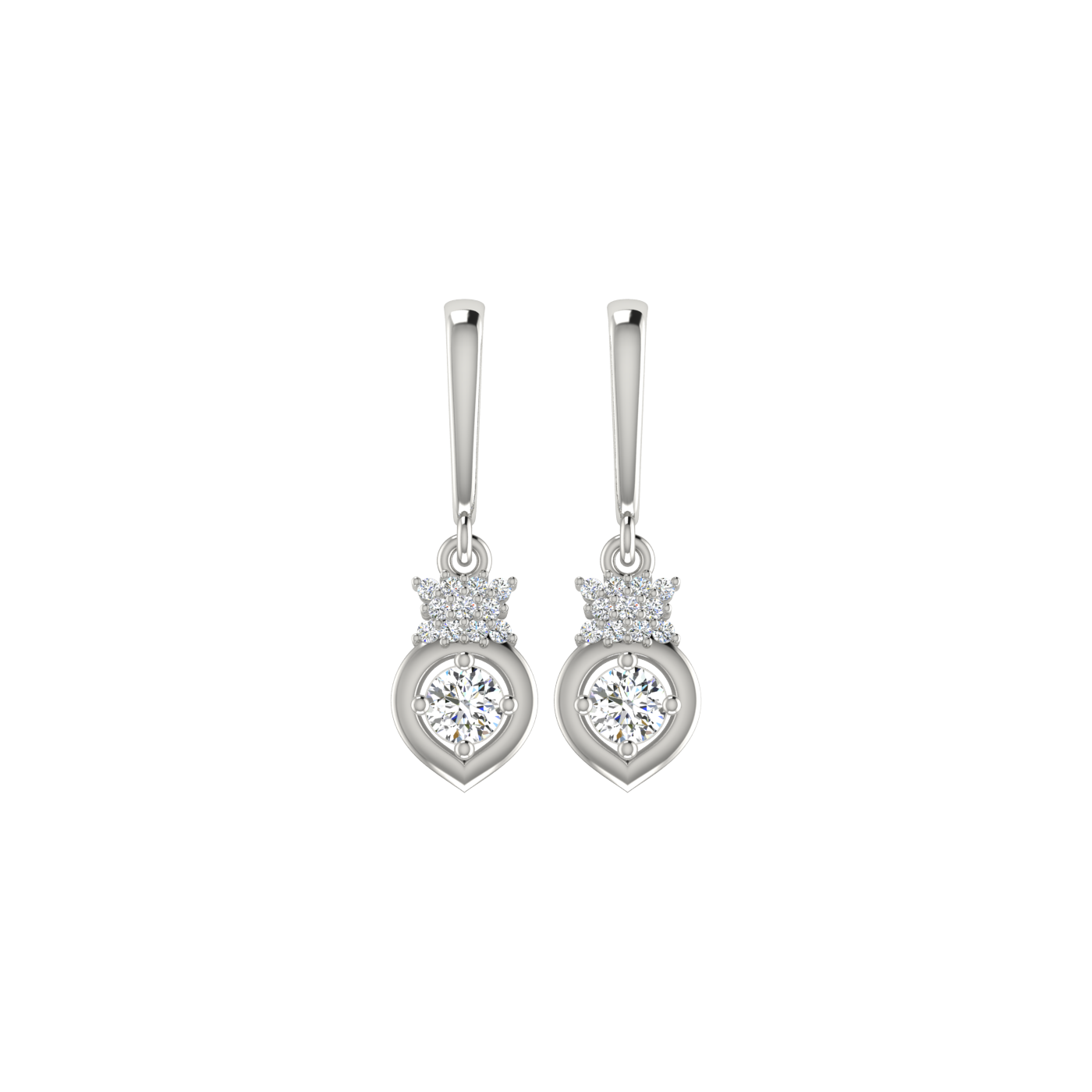 Fancy Daily Wear Diamond Earrings