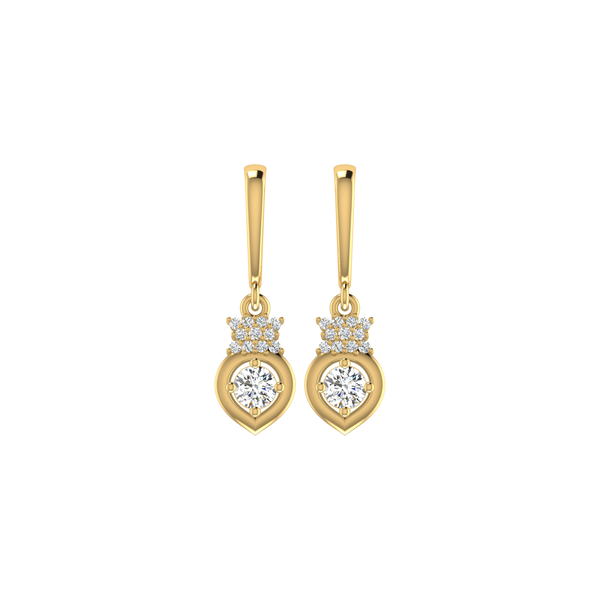 Fancy Daily Wear Diamond Earrings