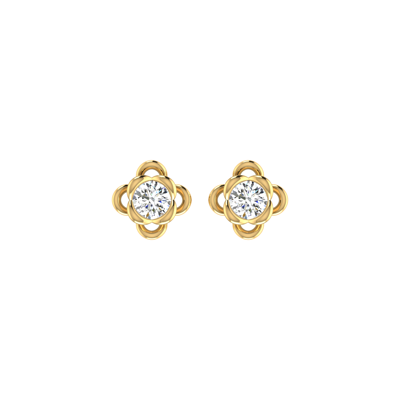 Flora Diamond Earrings