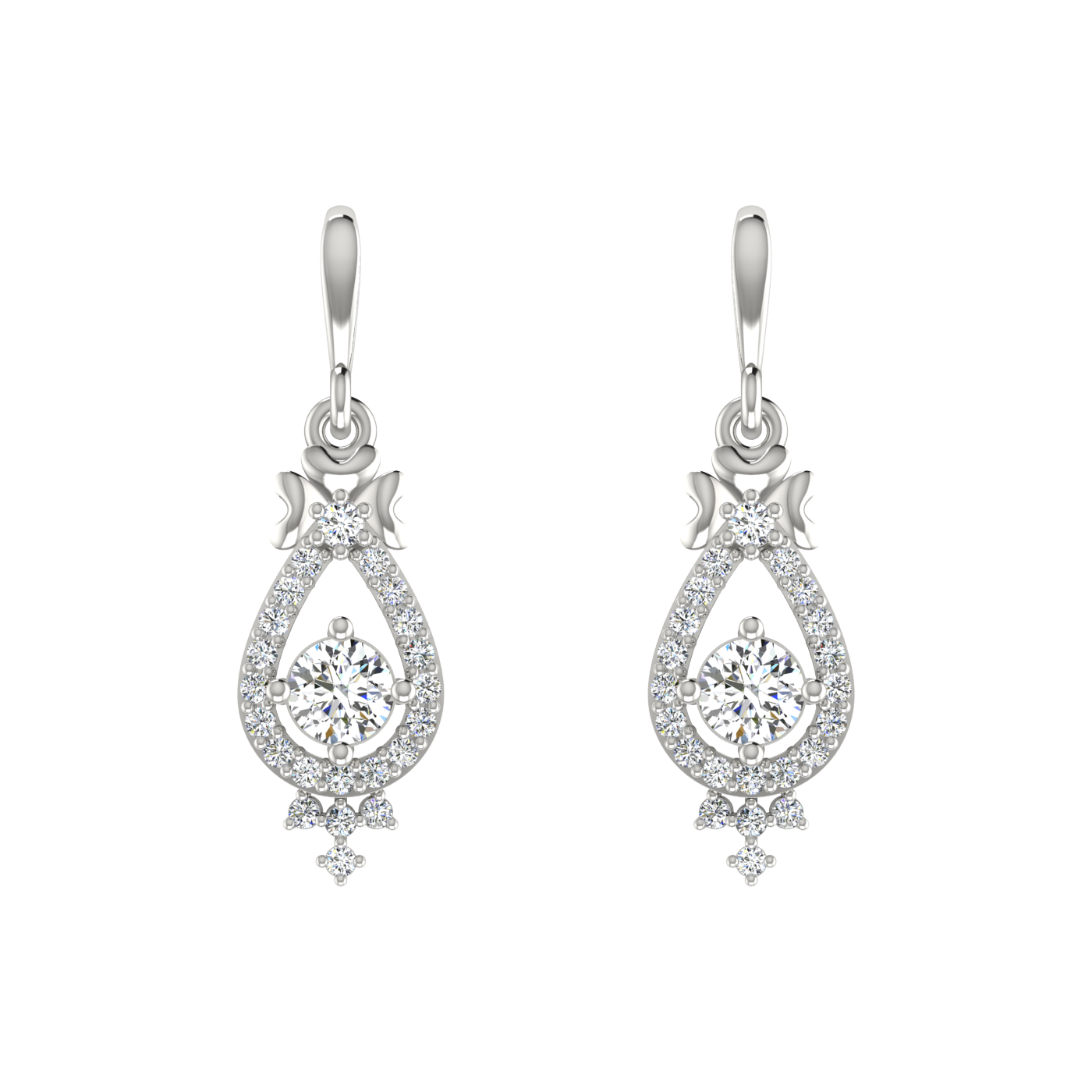 Dancing Duo Diamond Earrings