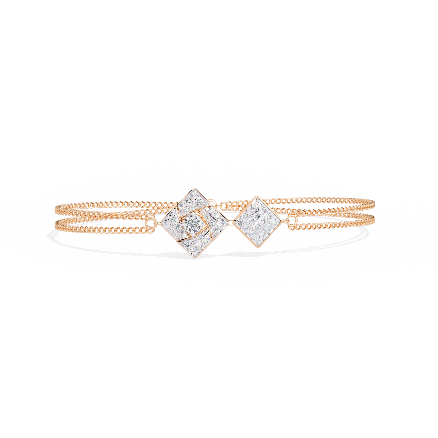 Dual String Kids Diamond Bracelet