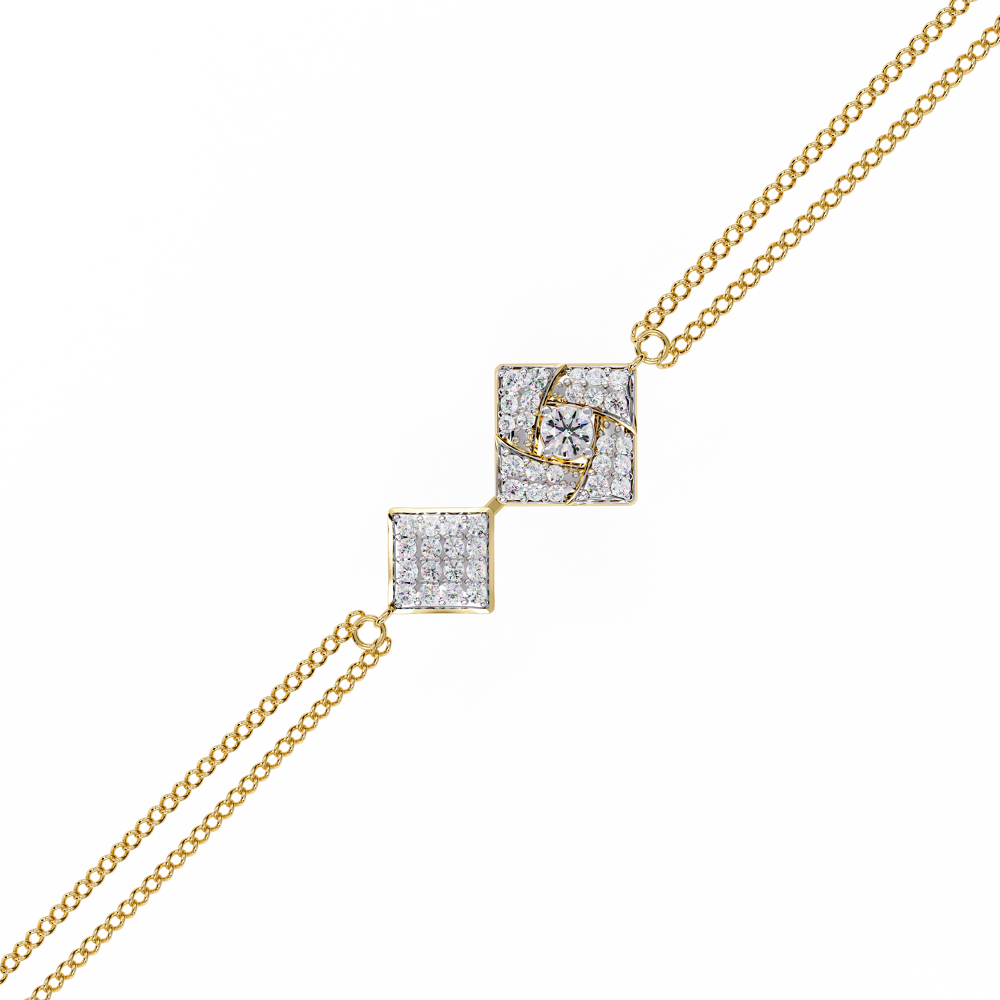 Dual String Kids Diamond Bracelet