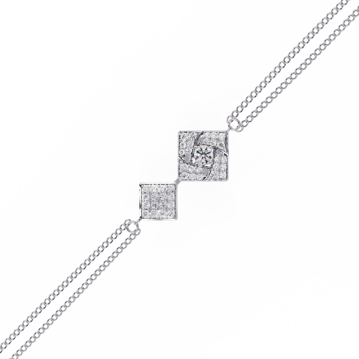Dual String Kids Diamond Bracelet