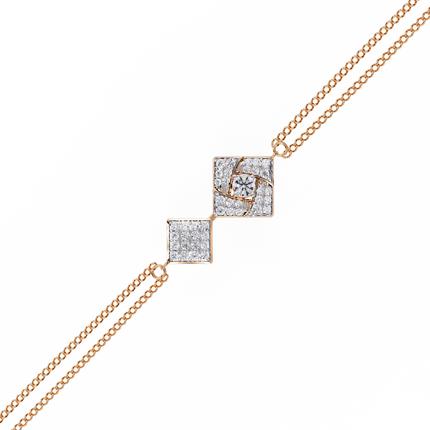 Dual String Kids Diamond Bracelet