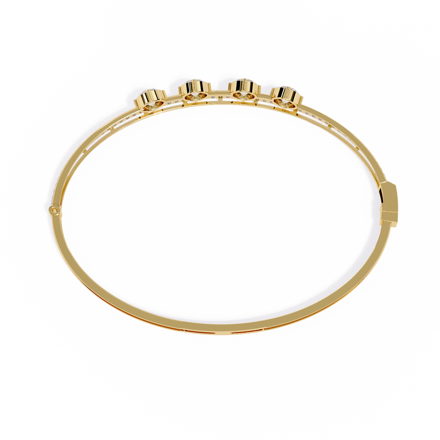 Fabulous Four Diamond Bracelet