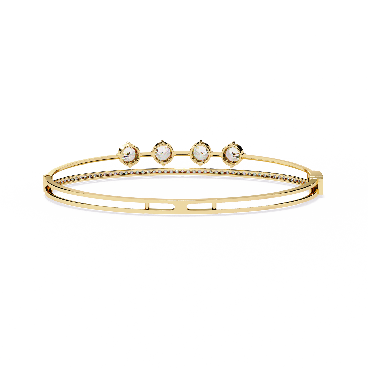 Fabulous Four Diamond Bracelet