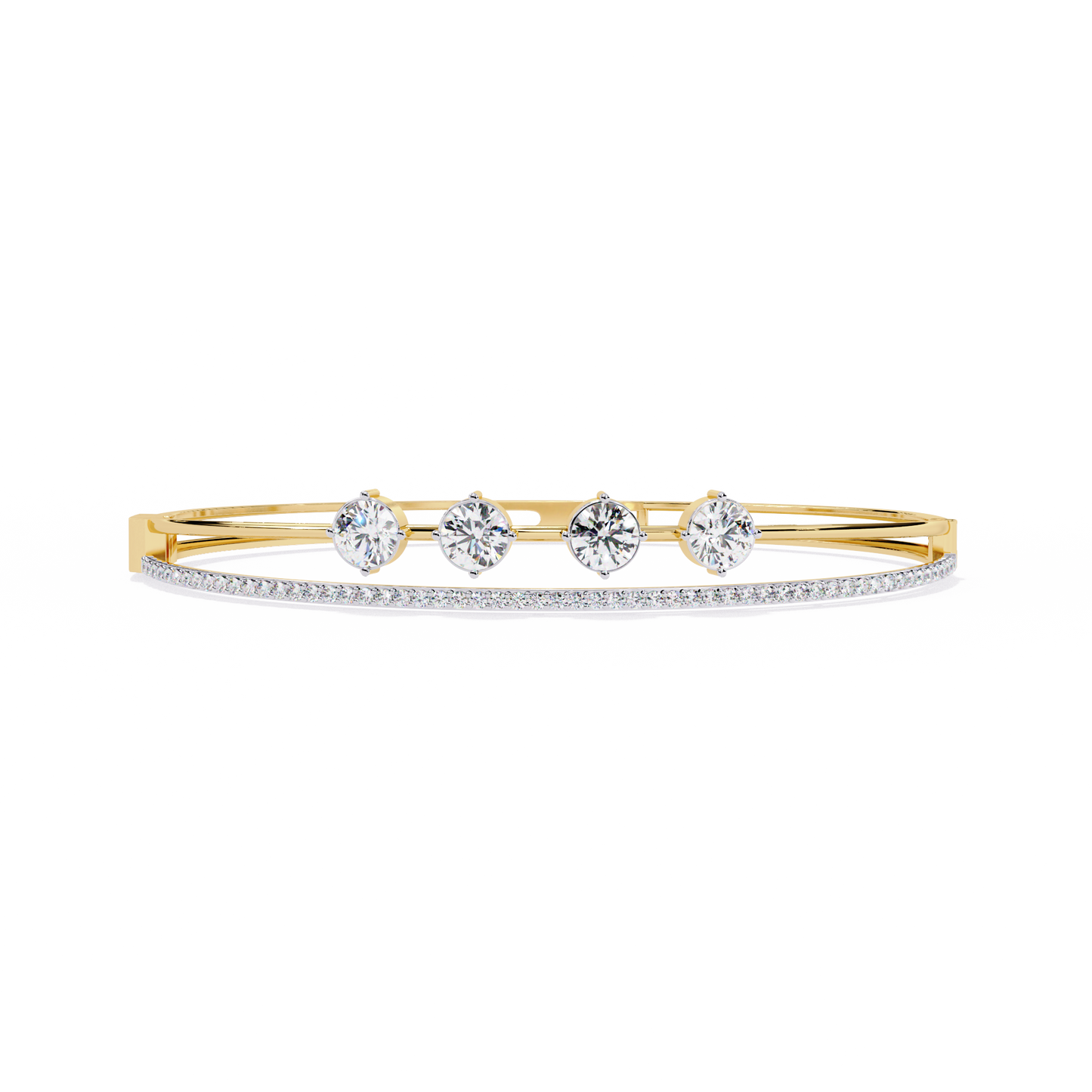 Fabulous Four Diamond Bracelet