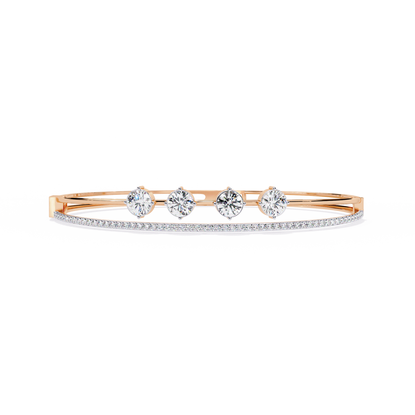 Fabulous Four Diamond Bracelet