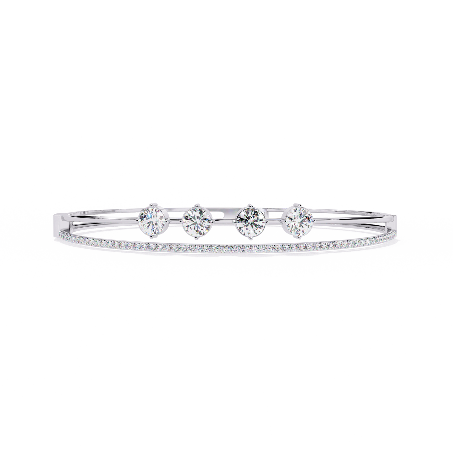 Fabulous Four Diamond Bracelet