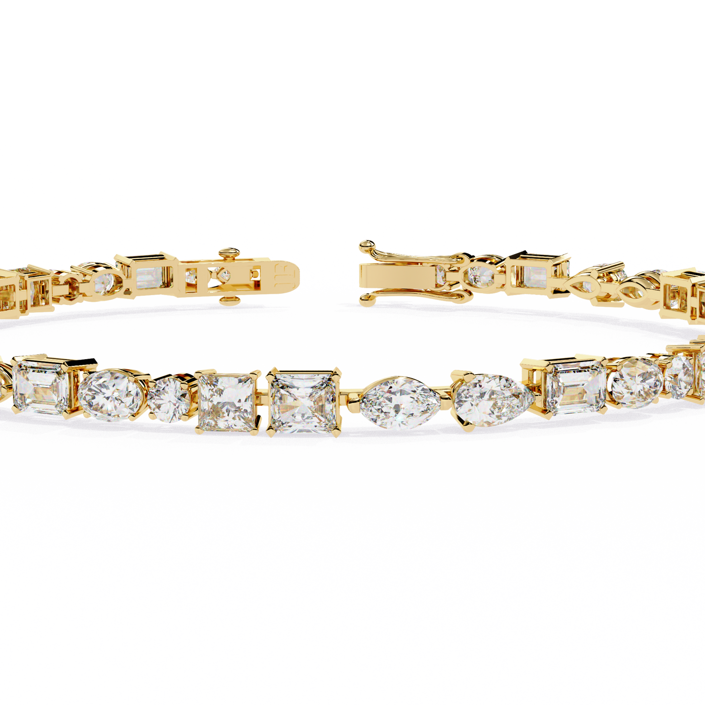 Shapes Ensemble Diamond Bracelet