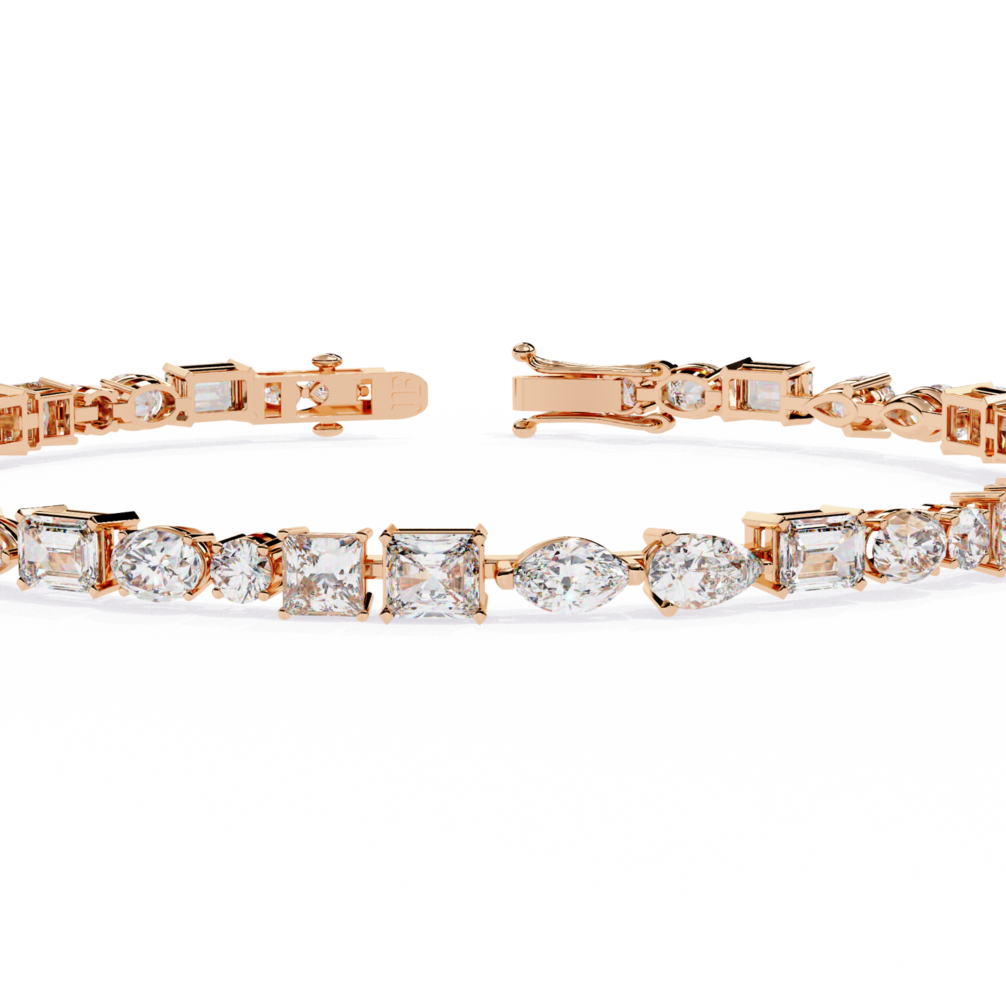 Shapes Ensemble Diamond Bracelet