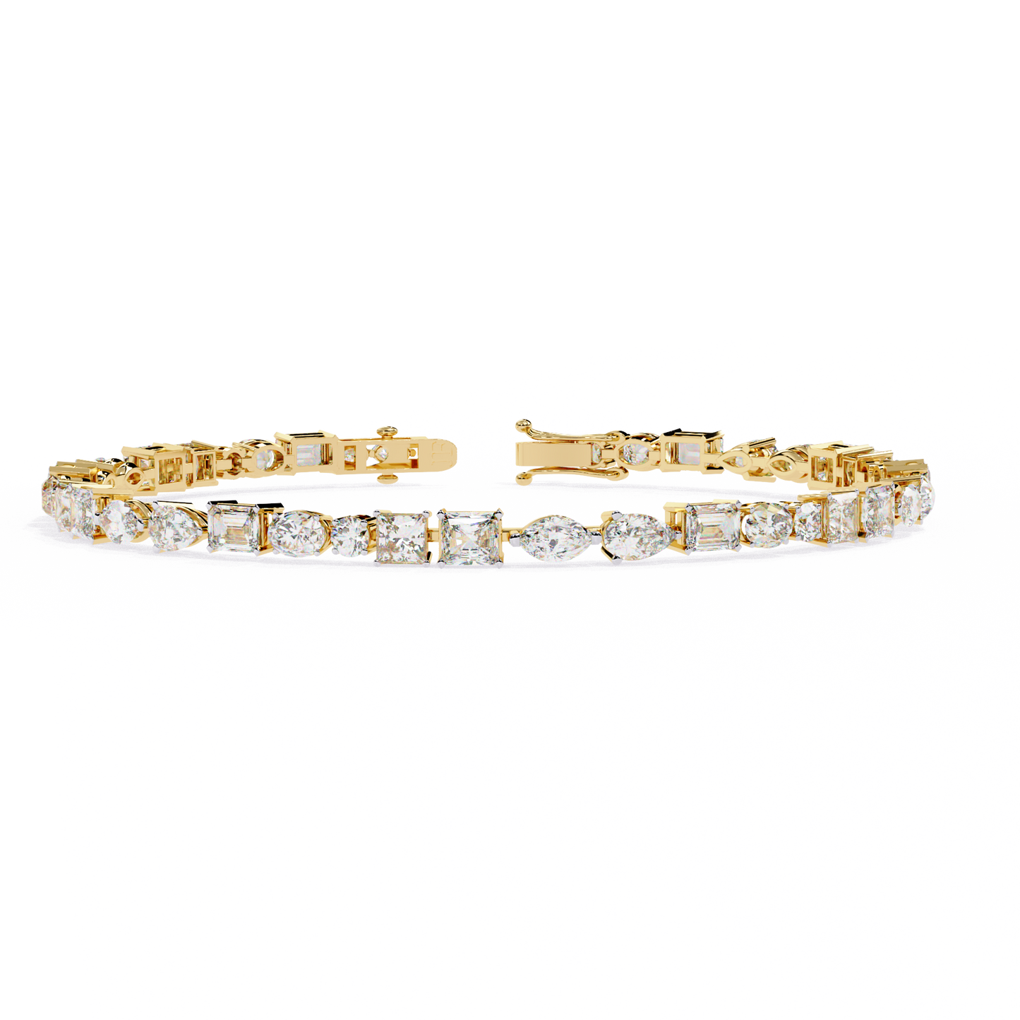 Shapes Ensemble Diamond Bracelet