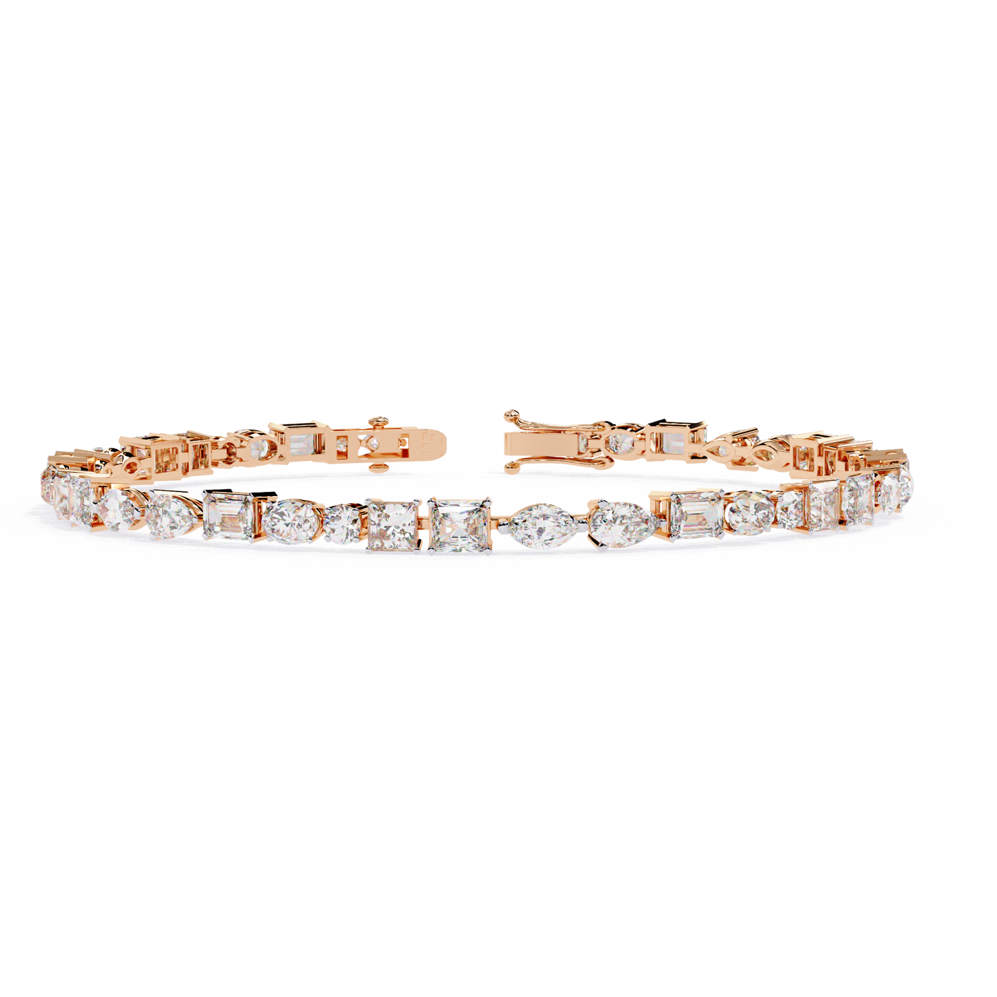 Shapes Ensemble Diamond Bracelet