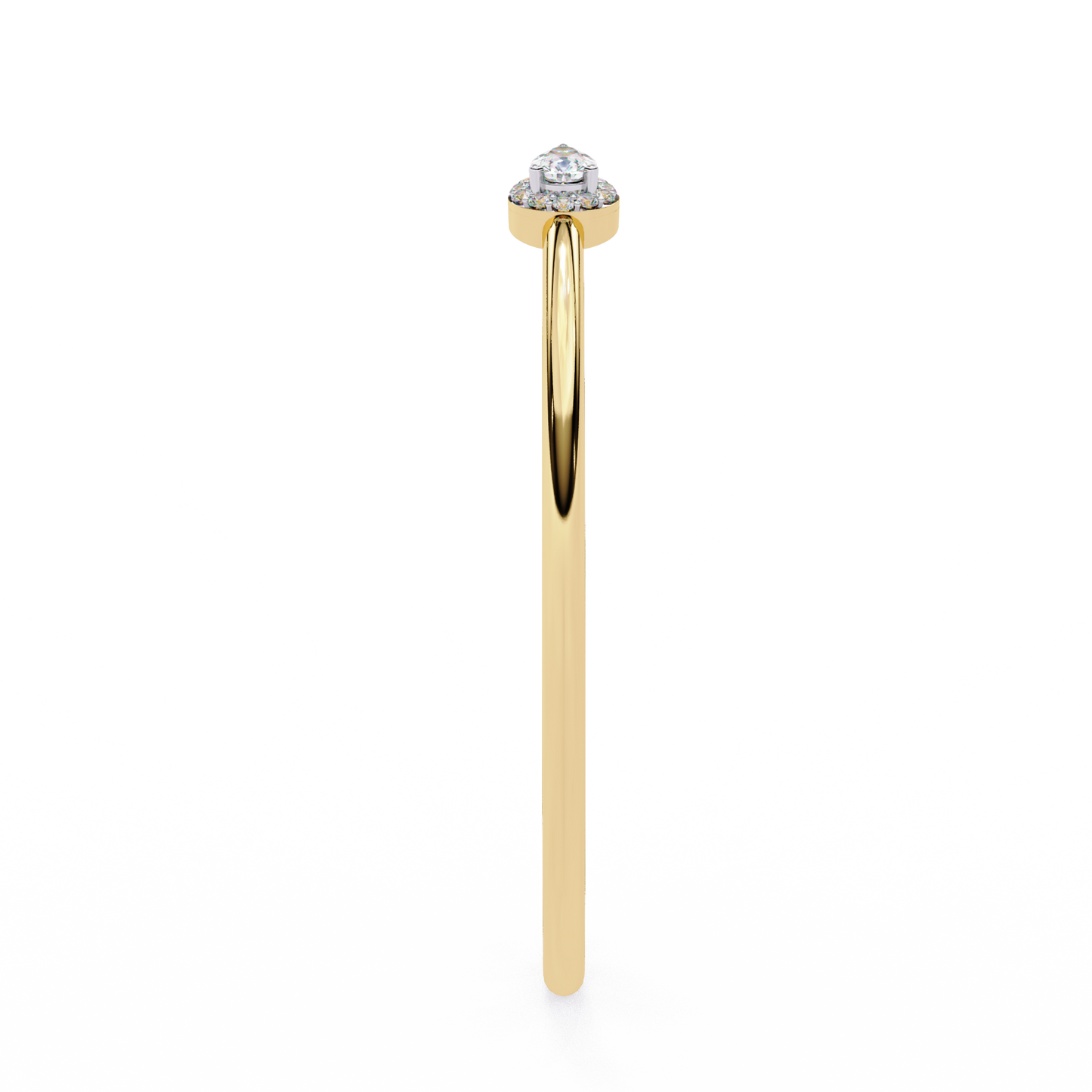 Perfect Pear Gold and Diamond Bracelet