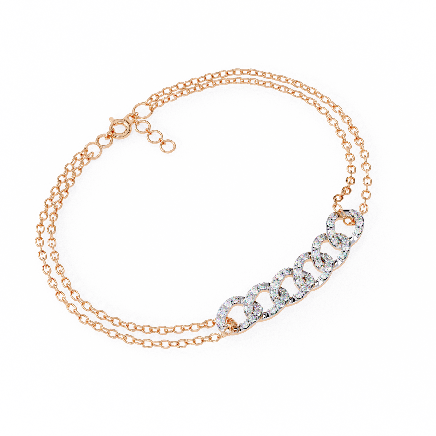 Gen Zee Chain Diamond Bracelet