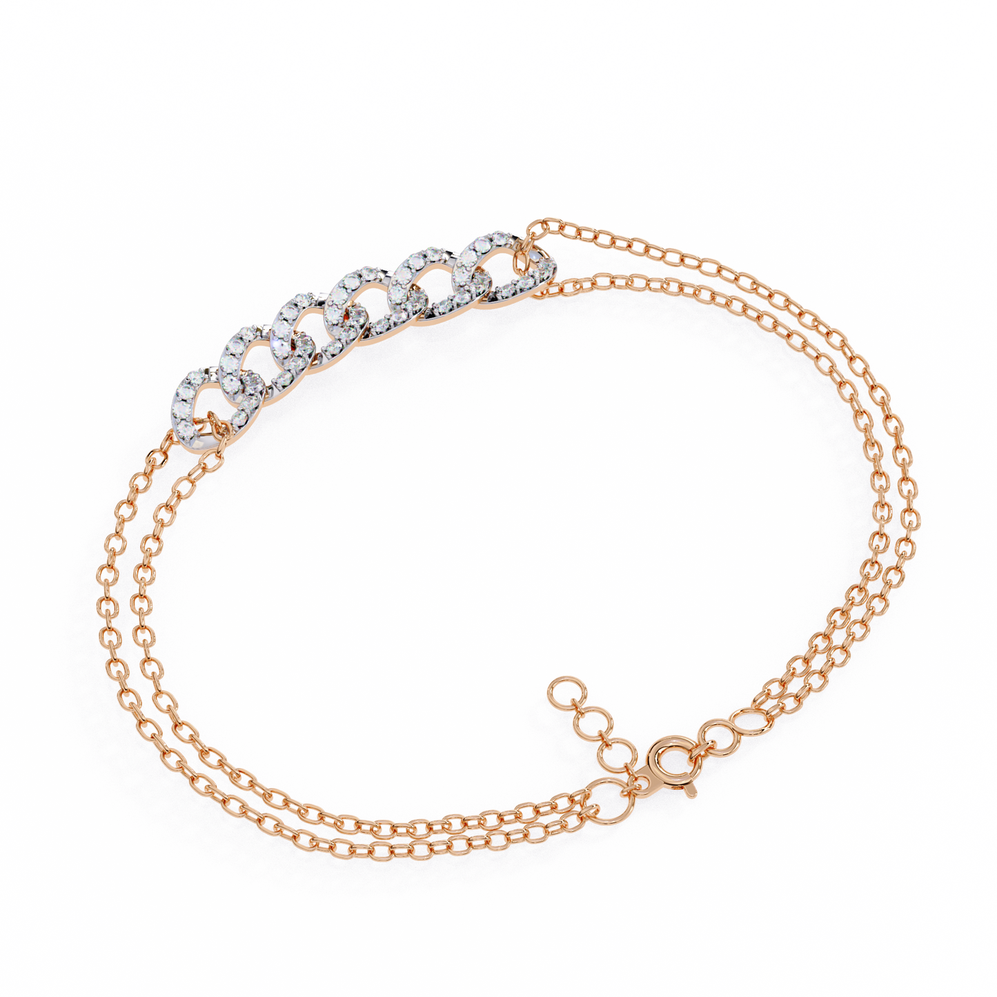Gen Zee Chain Diamond Bracelet