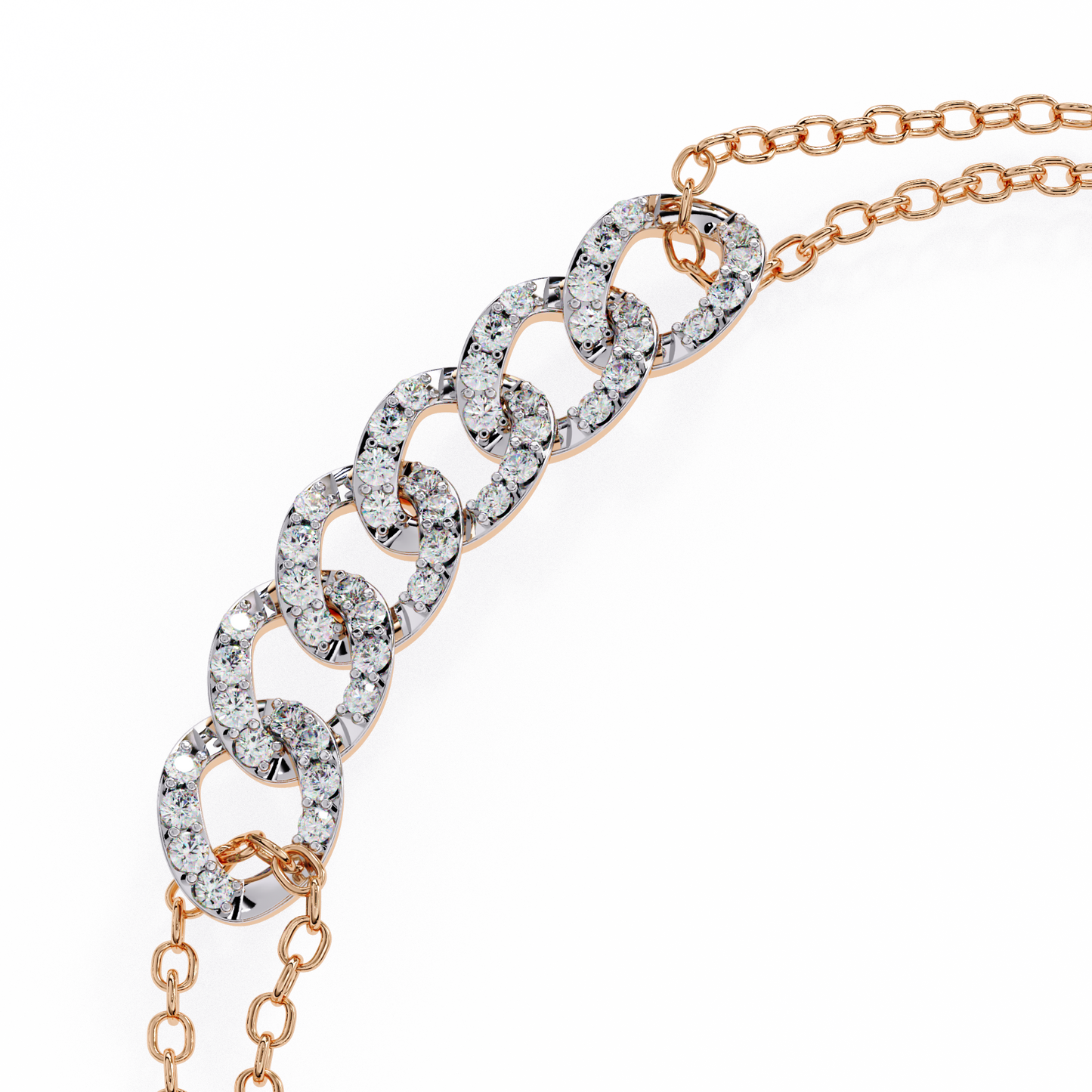 Gen Zee Chain Diamond Bracelet