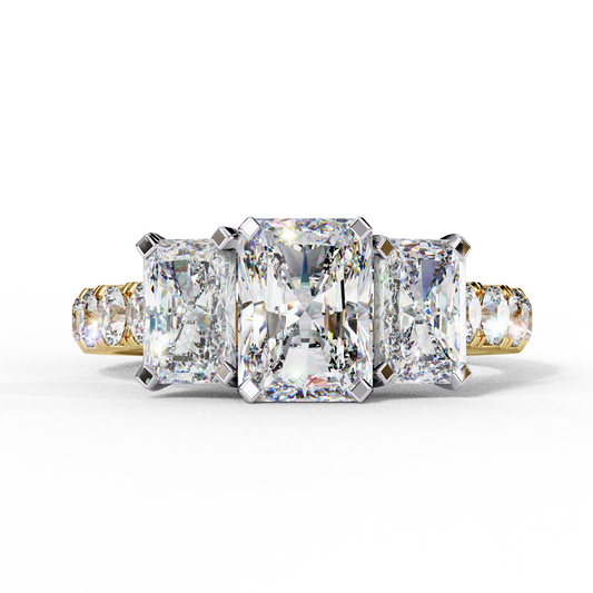 Tripple Radiance 1.21 Ct Centre Solitaire Ring
