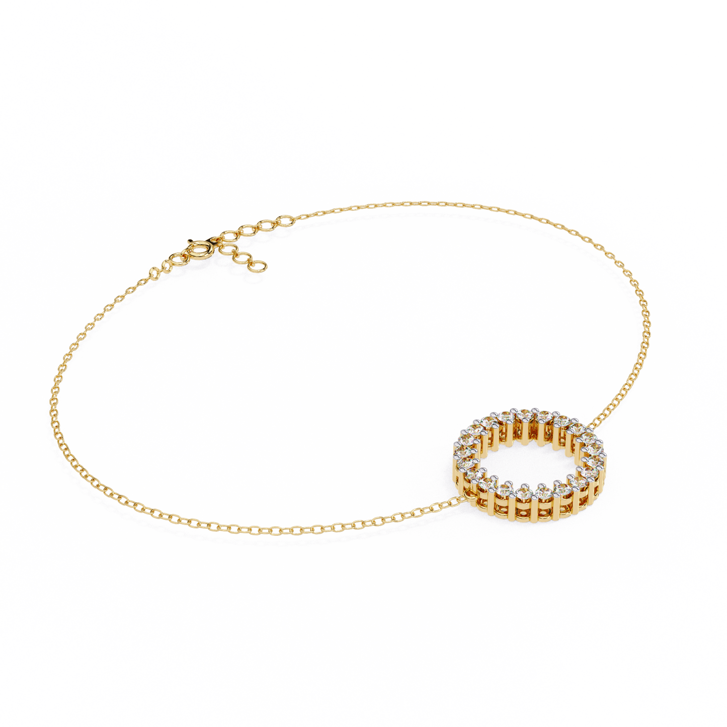 Diamond Circle Kids chain Bracelet