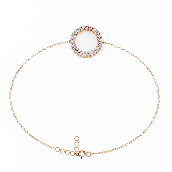Diamond Circle Kids chain Bracelet