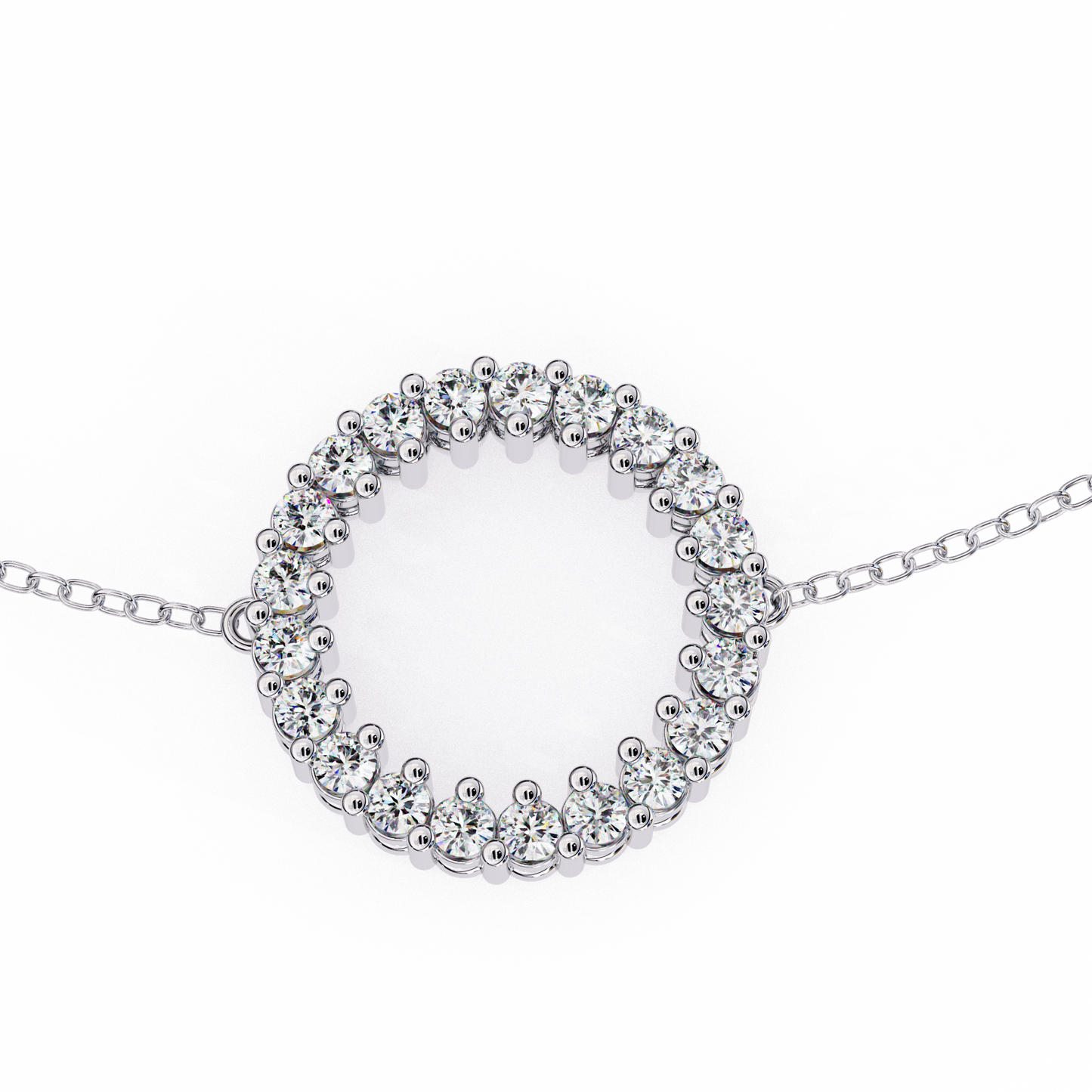 Diamond Circle Kids chain Bracelet