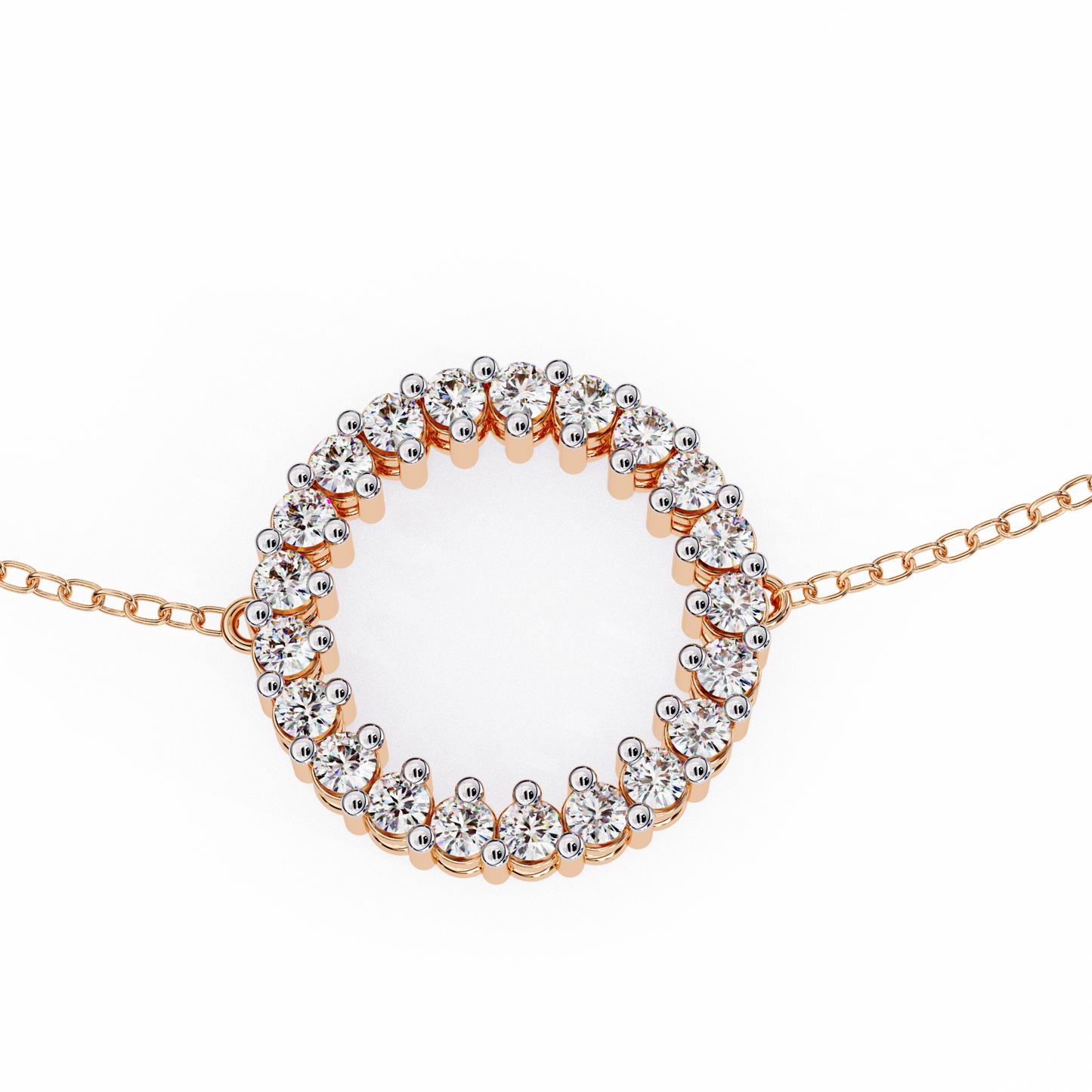Diamond Circle Kids chain Bracelet