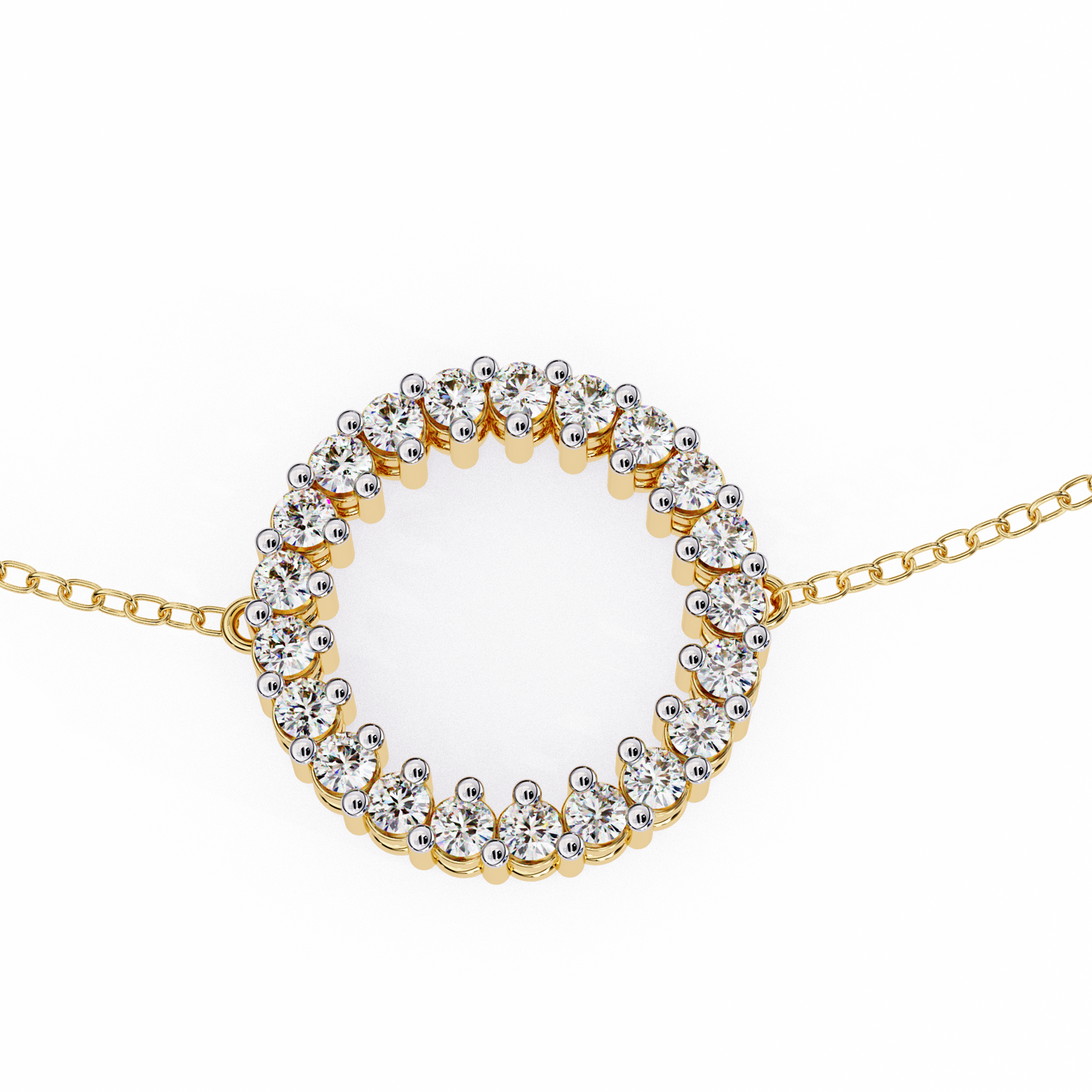 Diamond Circle Kids chain Bracelet