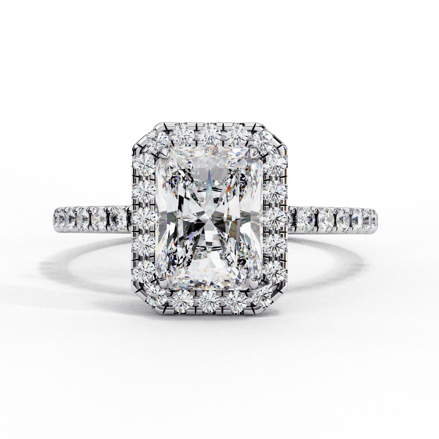 Radiant 2.19 Carat Solitaire Ring
