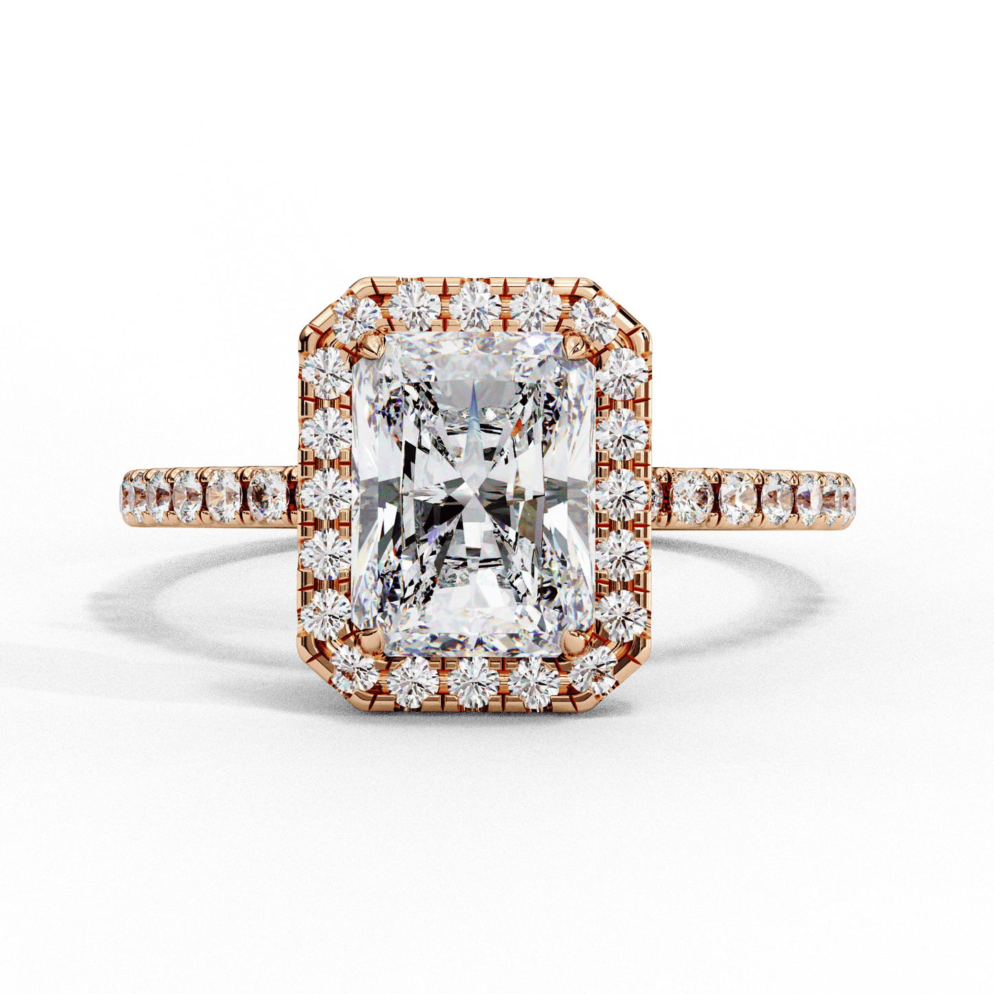 Radiant 2.19 Carat Solitaire Ring