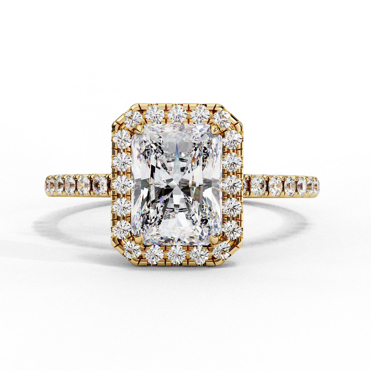 Radiant 2.19 Carat Solitaire Ring