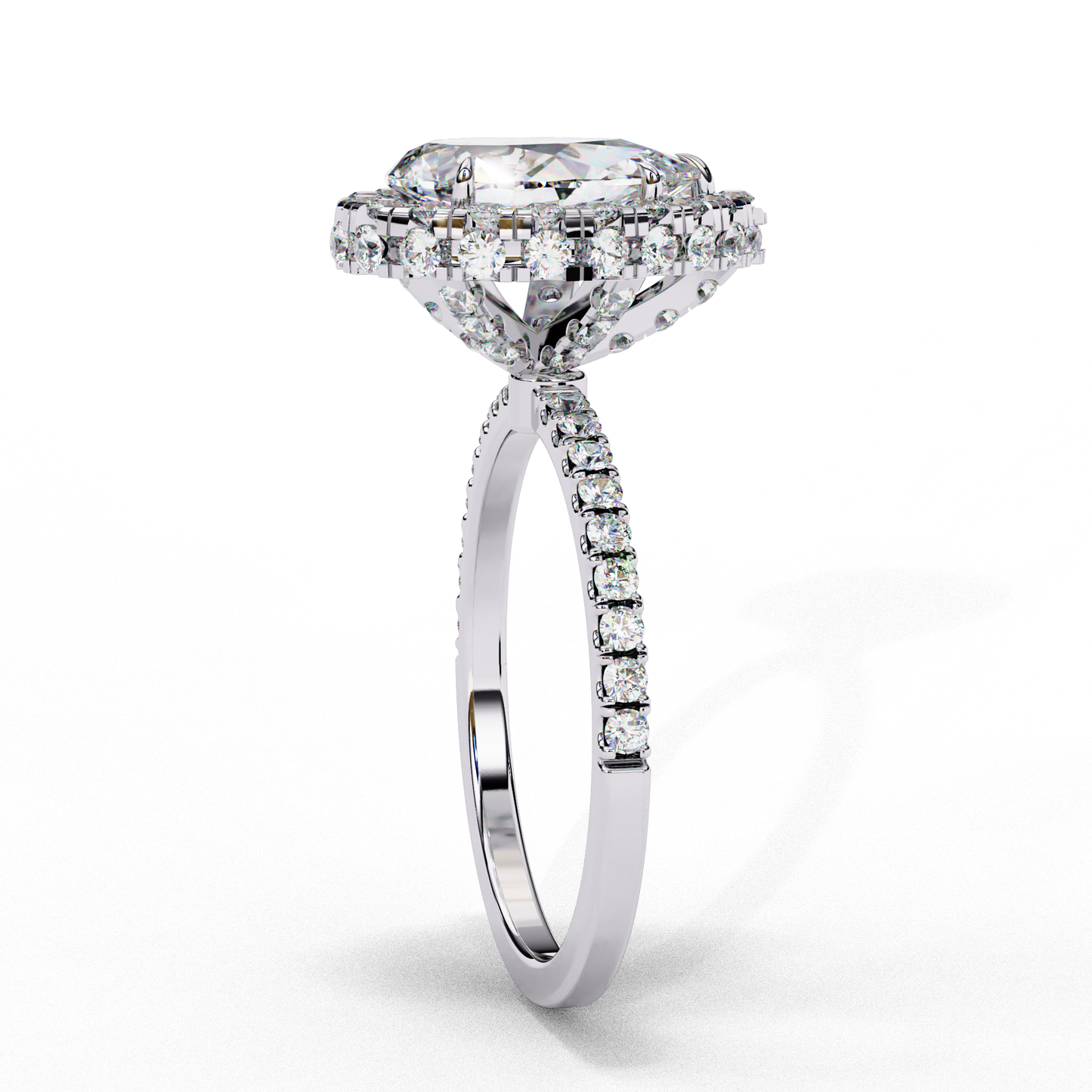 Tear Drop Pear 1.81 Ct Solitaire Ring