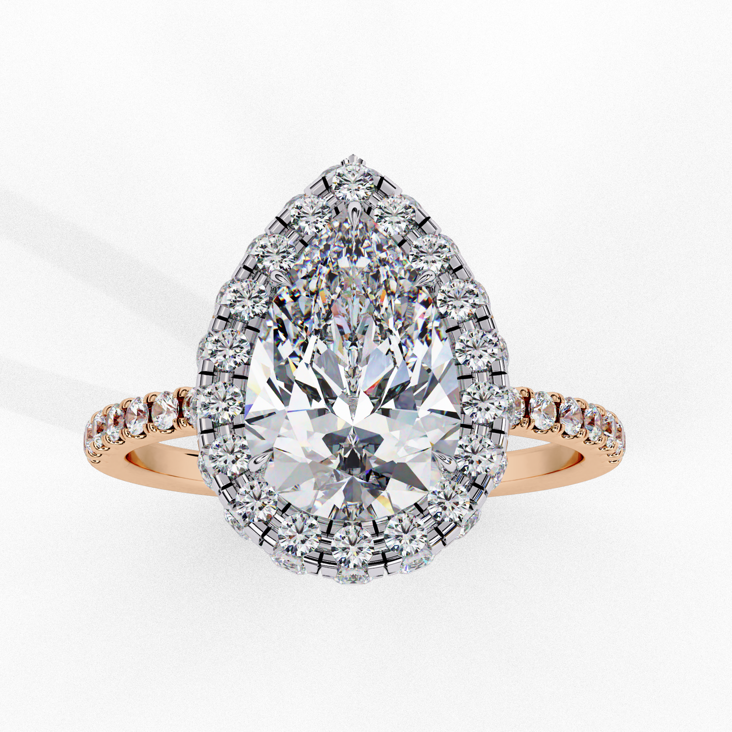 Tear Drop Pear 1.81 Ct Solitaire Ring