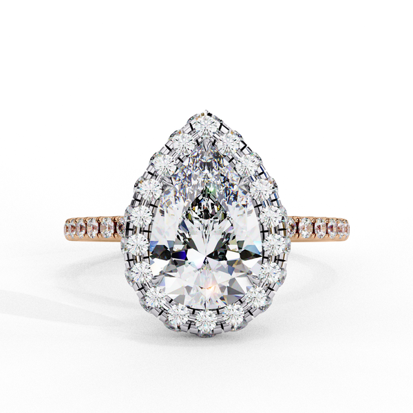 Tear Drop Pear 1.81 Ct Solitaire Ring