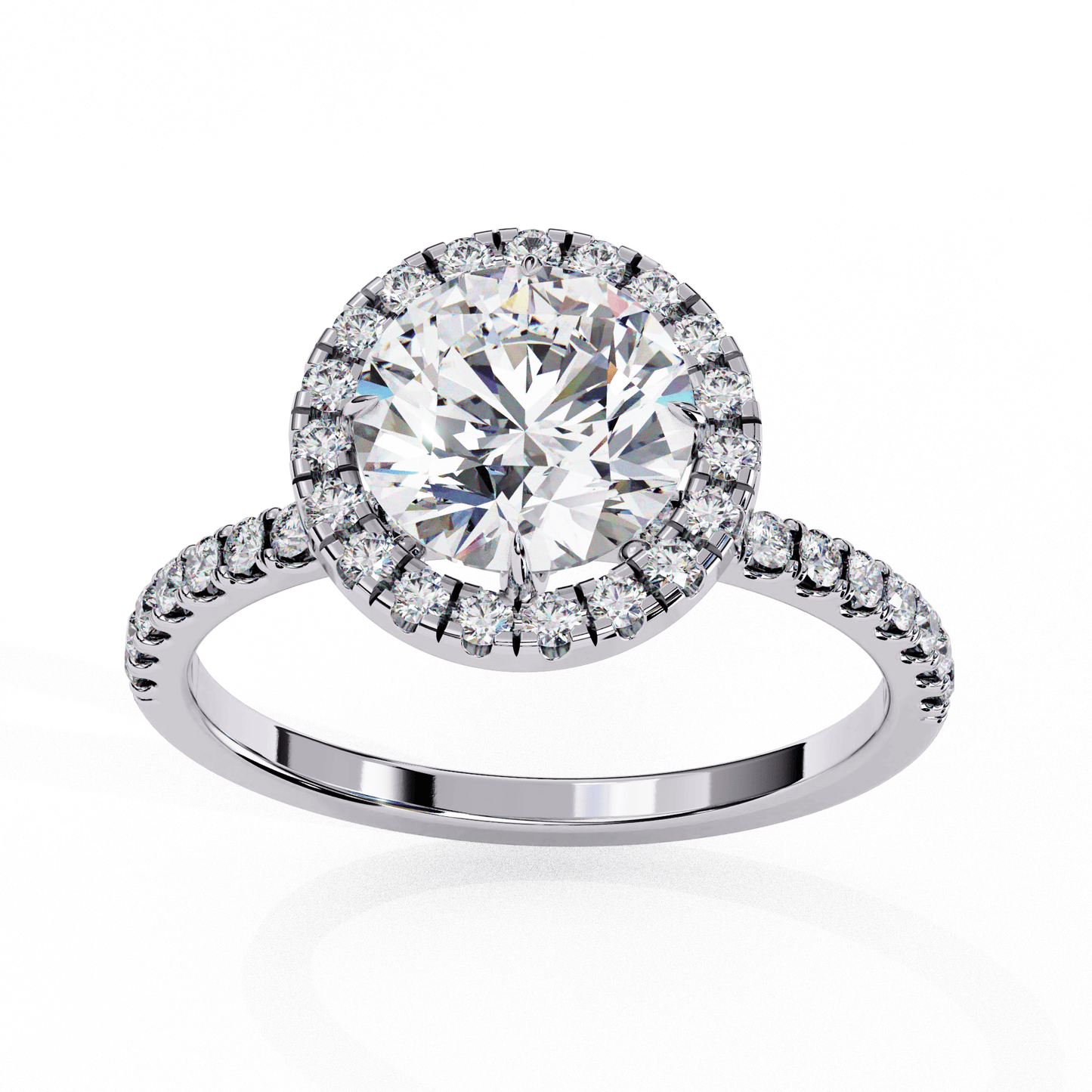 Ora Round Cut 1.52 solitaire Ring