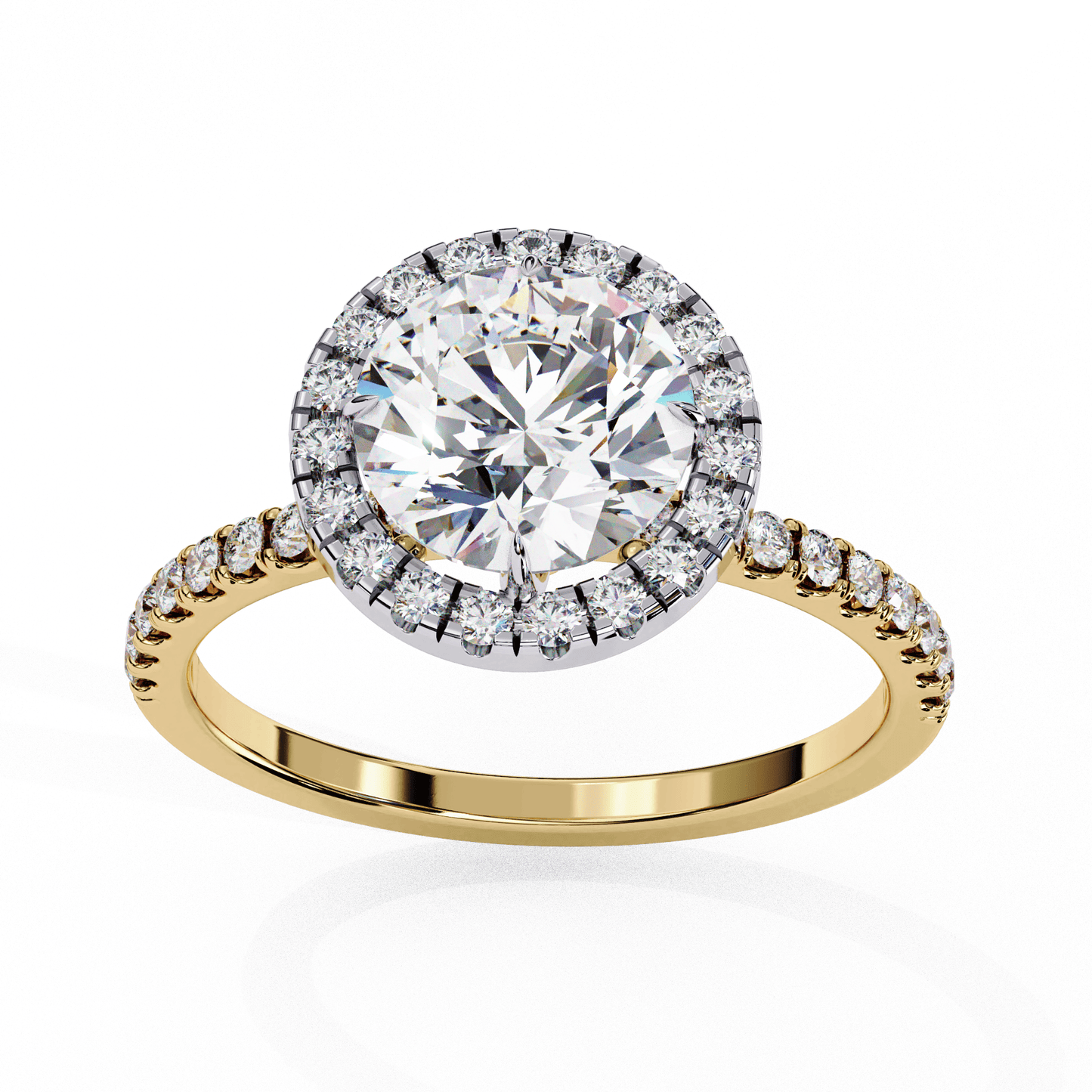 Ora Round Cut 1.52 solitaire Ring