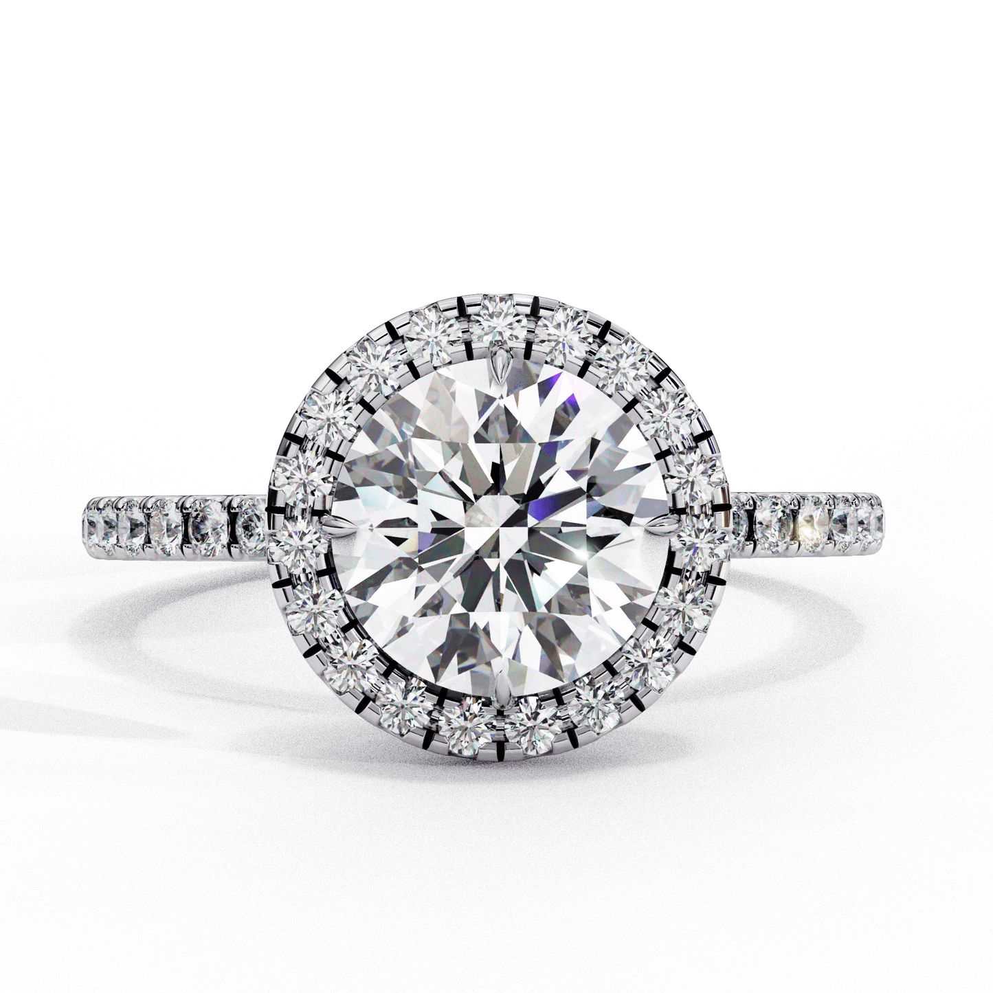 Ora Round Cut 1.52 solitaire Ring