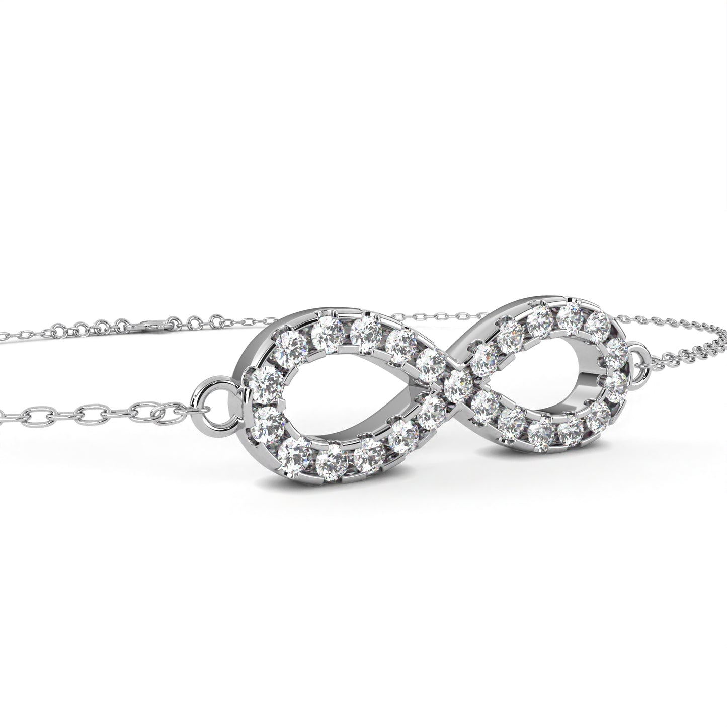 Infinity Glow Diamond Bracelet