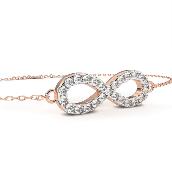 Infinity Glow Diamond Bracelet
