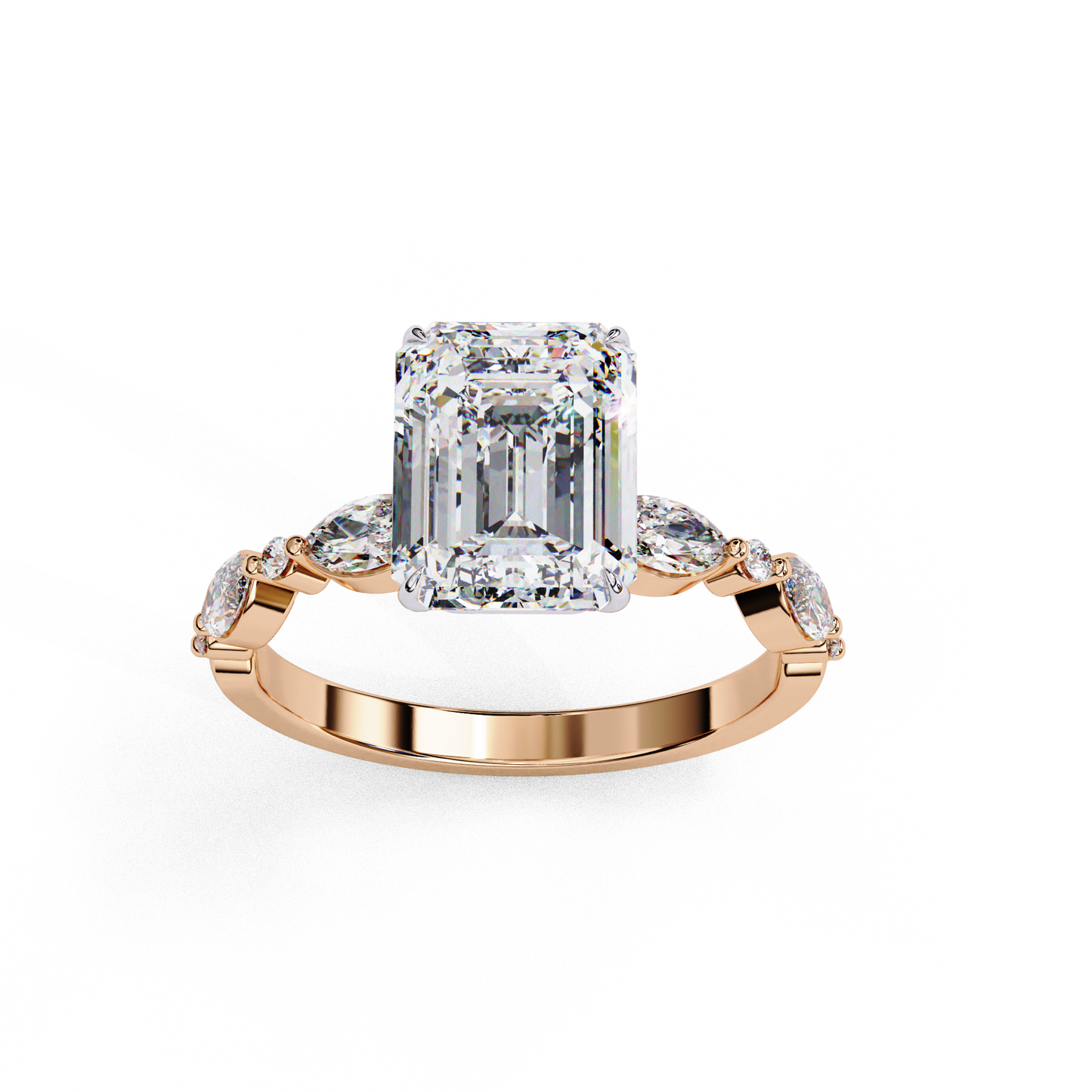 Eleganant Emerald Cut 2.08 Carat Solitaire Ring