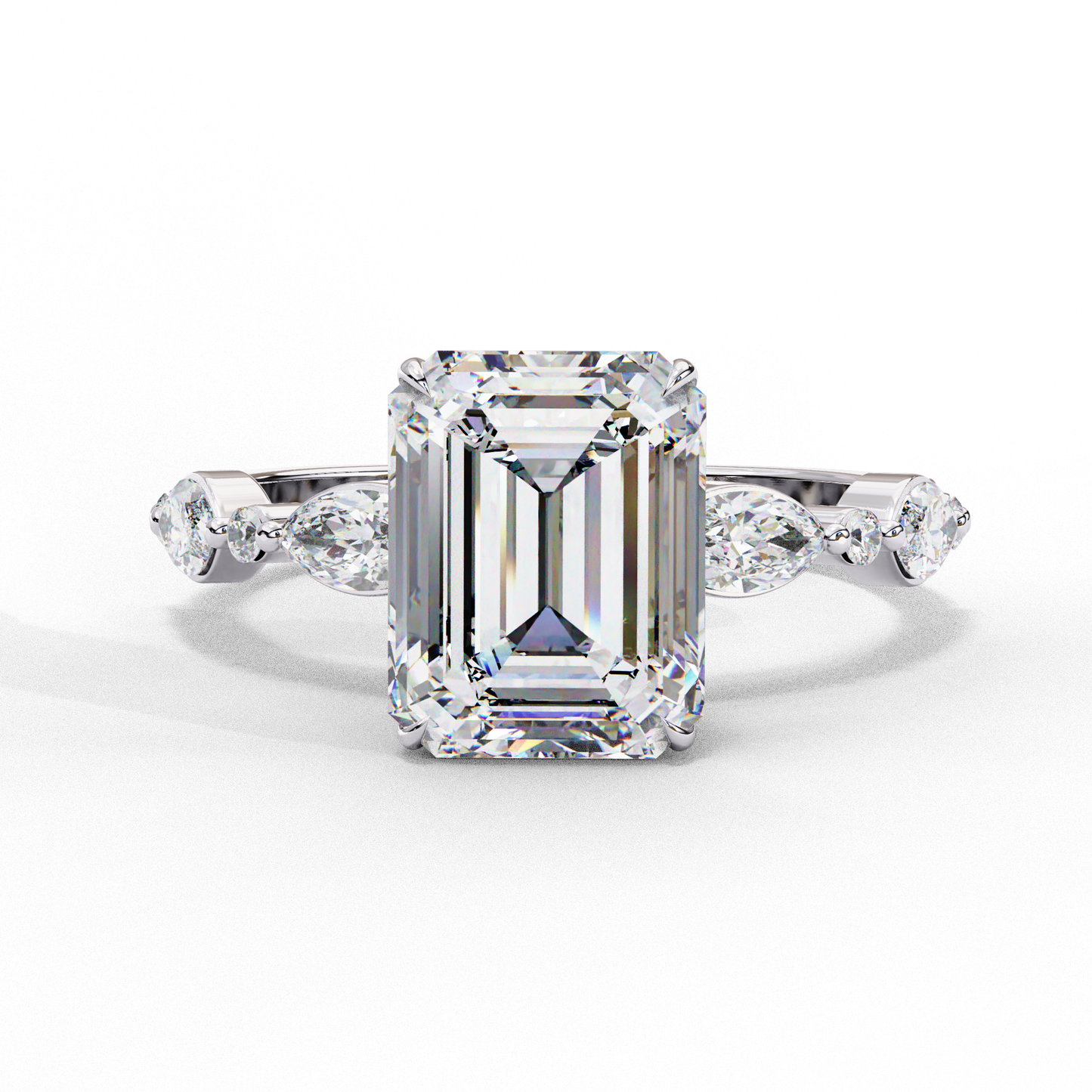 Eleganant Emerald Cut 2.08 Carat Solitaire Ring