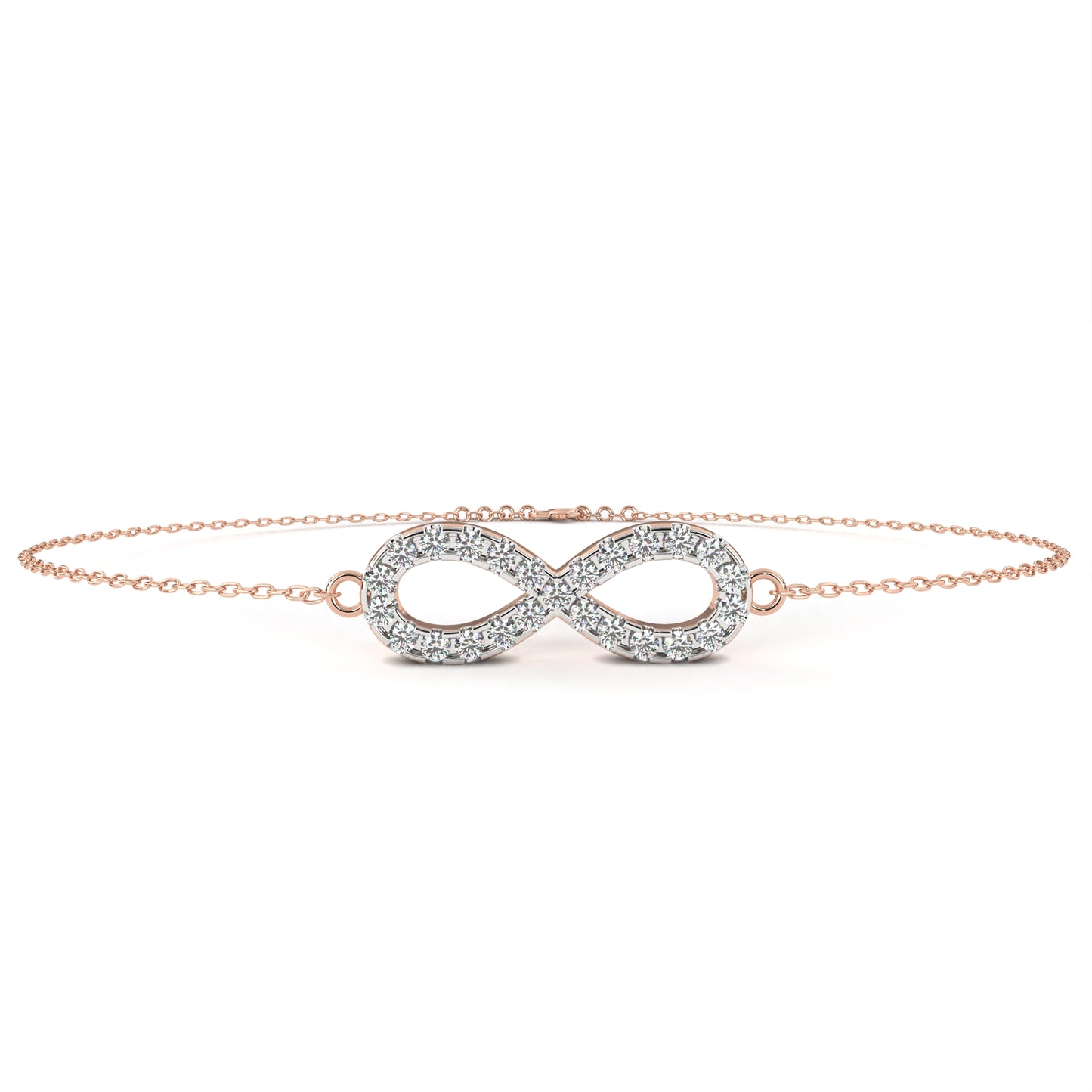 Infinity Glow Diamond Bracelet