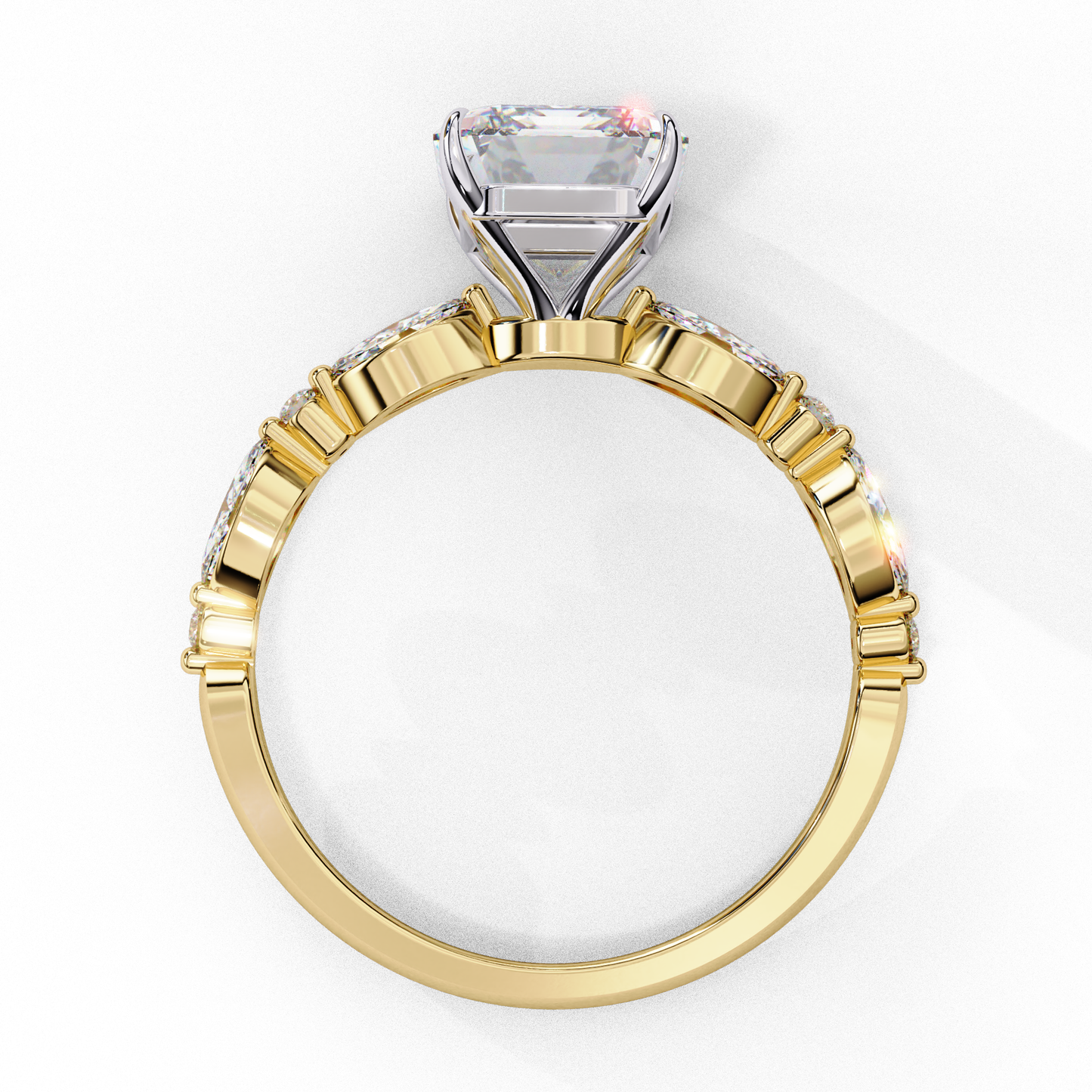 Eleganant Emerald Cut 2.08 Carat Solitaire Ring