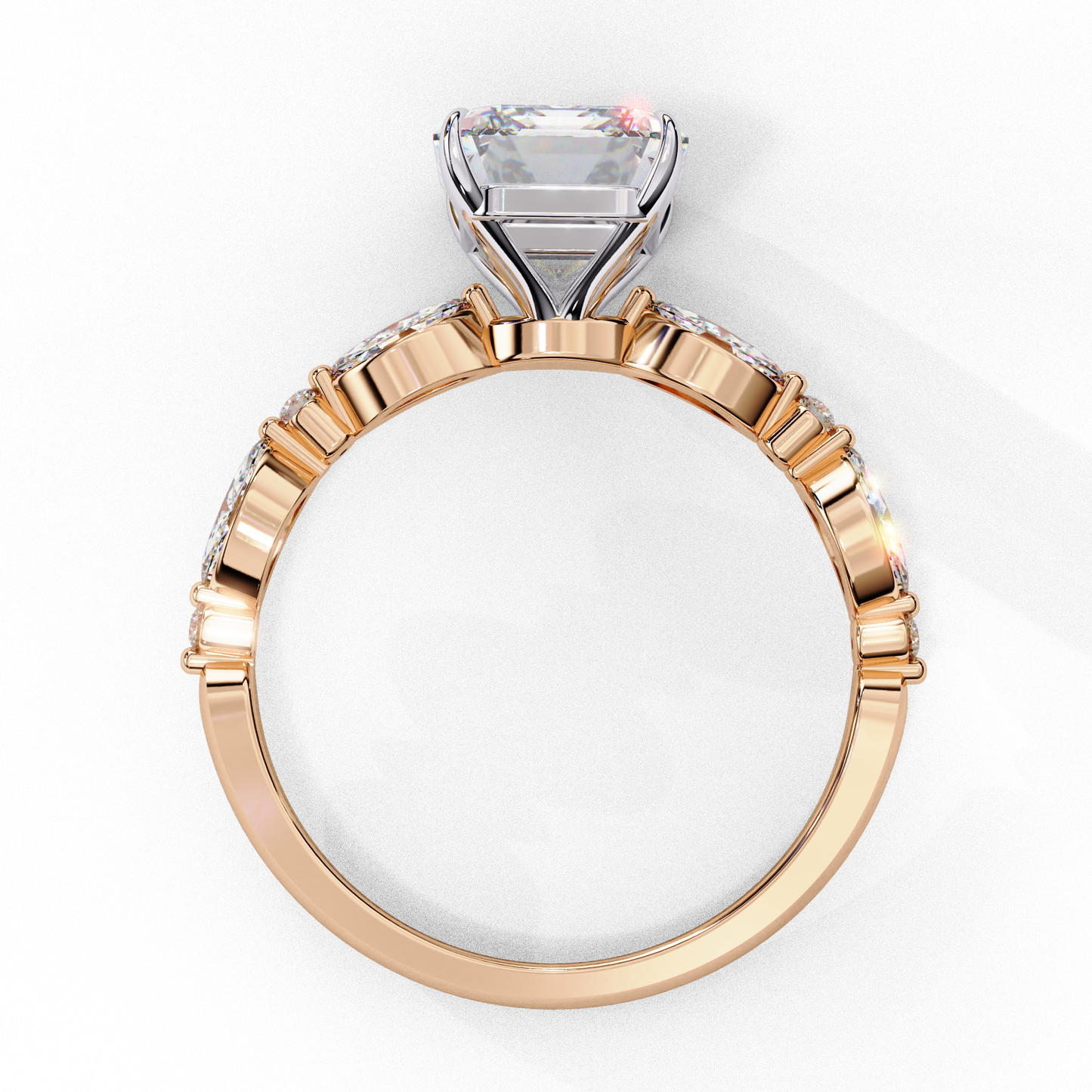 Eleganant Emerald Cut 2.08 Carat Solitaire Ring