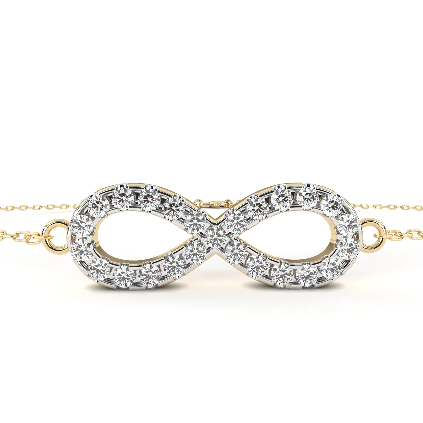 Infinity Glow Diamond Bracelet