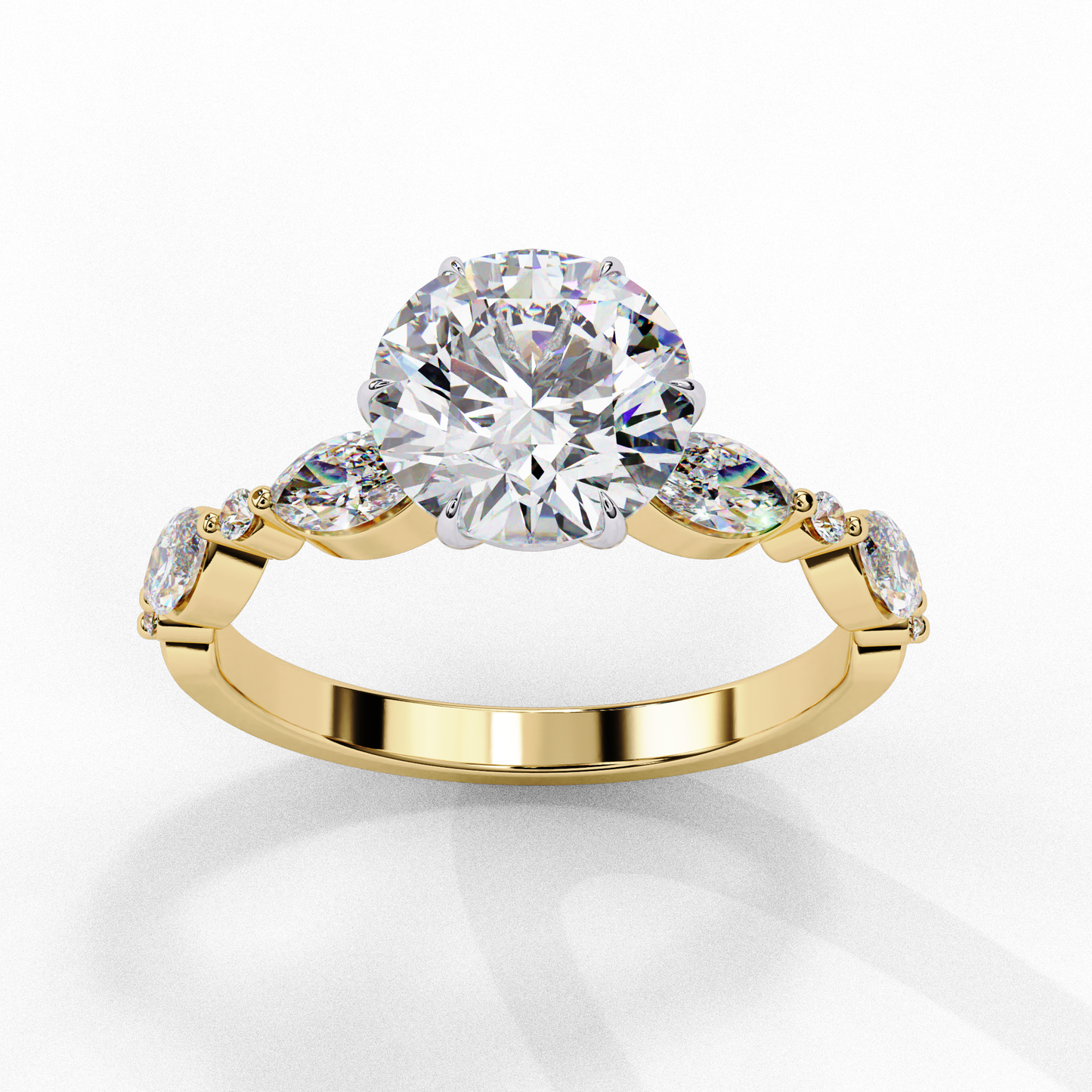 Soul Solitare Round Engagement Ring