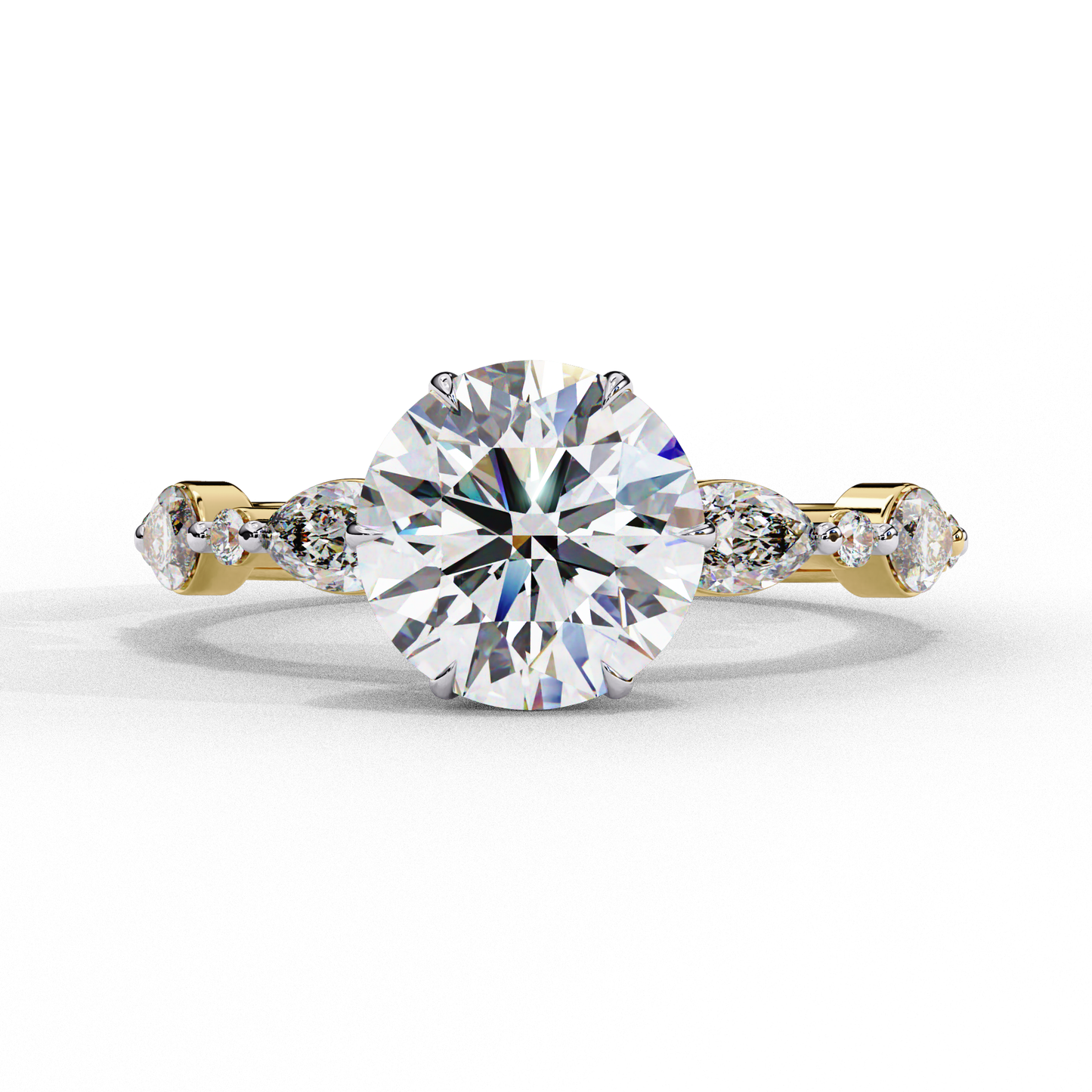 Soul Solitare Round Engagement Ring