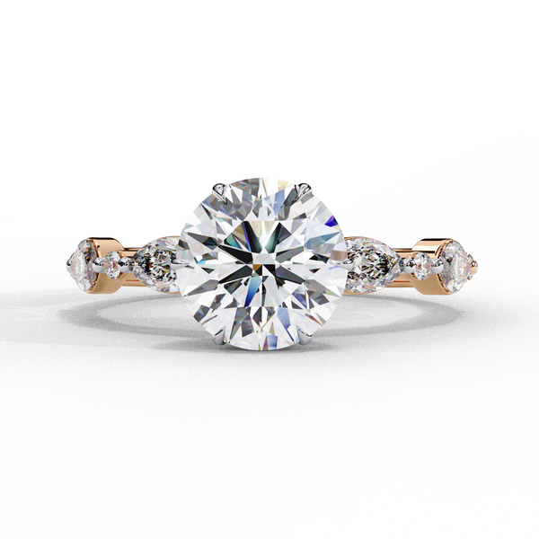 Soul Solitare Round Engagement Ring